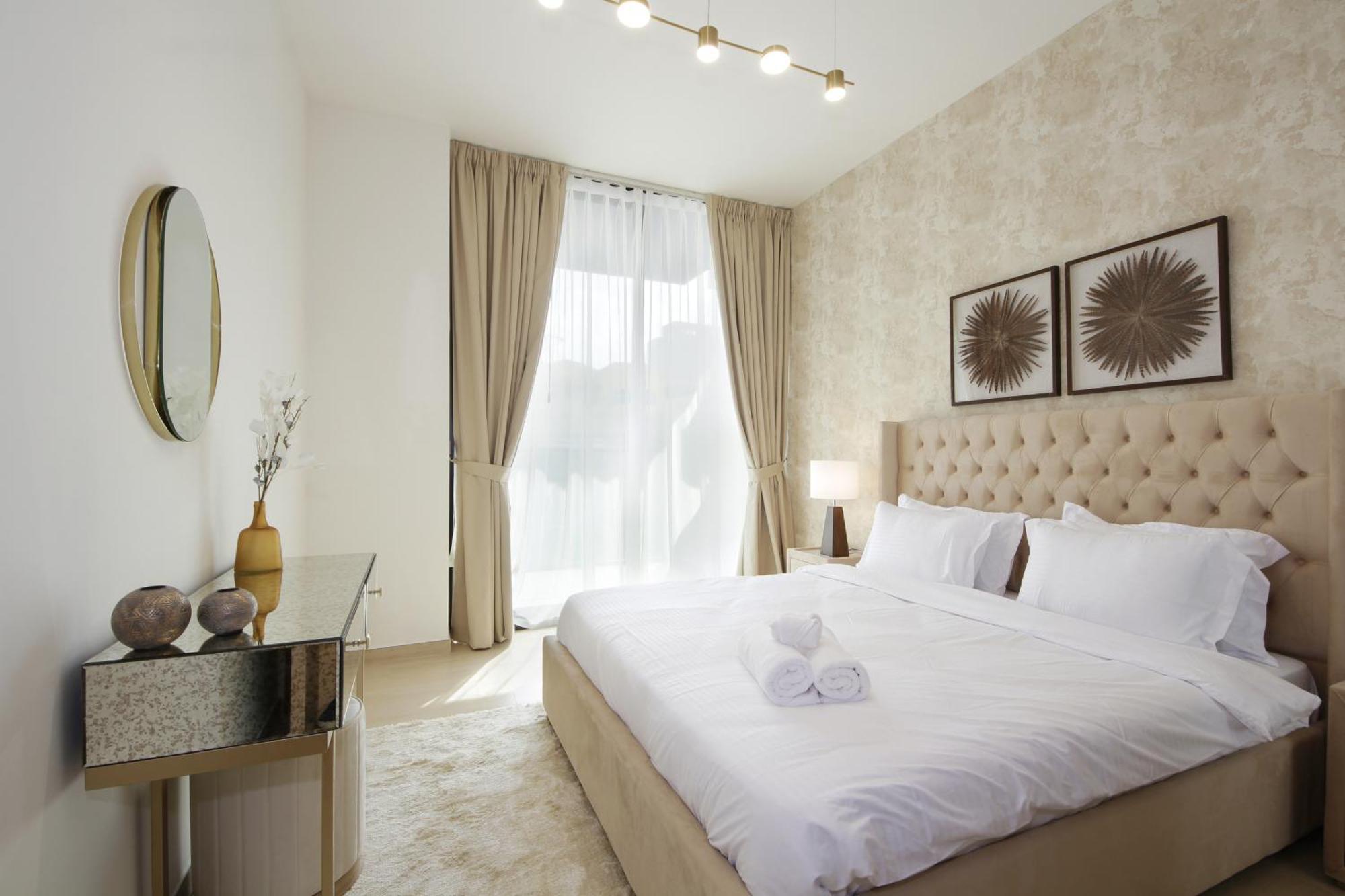 Apartment Modern 2 Bedroom In Binghatti Crescent Jvc- Truebleu Dubai